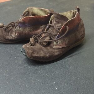 Eddie Bauer Brown Suede Ankle Boots